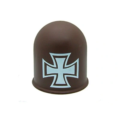 Abbildung von Schutzkappe für Anhängerkupplungen Towing Hitch Accessoires Kreuz Cross braun