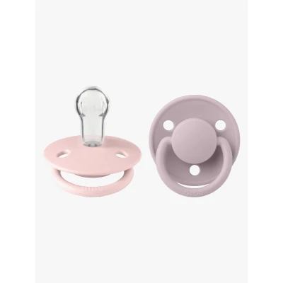 Abbildung von BIBS De Lux Schnuller 2er Pack Silikon One Size Rund, Blossom/Dusty Lilac