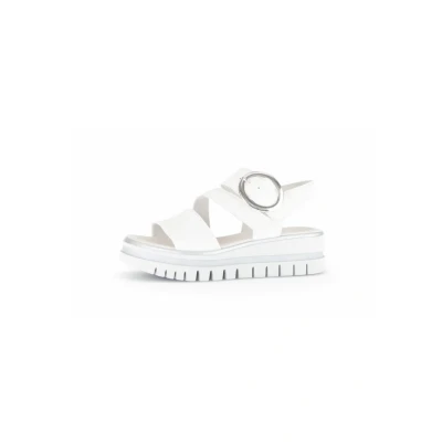 Abbildung von Gabor Plateausandalette, Damen, Größe: 43, Weiss Schuhe