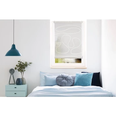 Abbildung von mydeco Seitenzugrollo &quot;Win move&quot;, Lichtschutz, Sichtschutz, ohne Bohren, freihängend, mit stylischem Muster