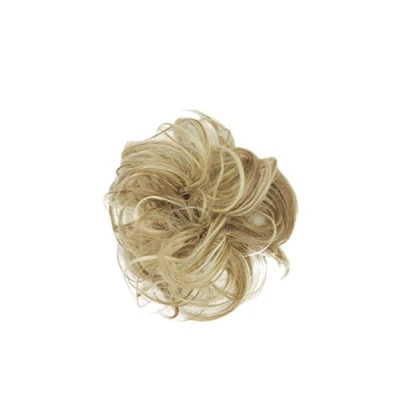Abbildung von WIG ME UP YZF 3054HT 24H88 Haarteil: Kunsthaar Haar Scrunchie Scrunchy Haarband Haargummi Pferdeschwanz Blond Mix