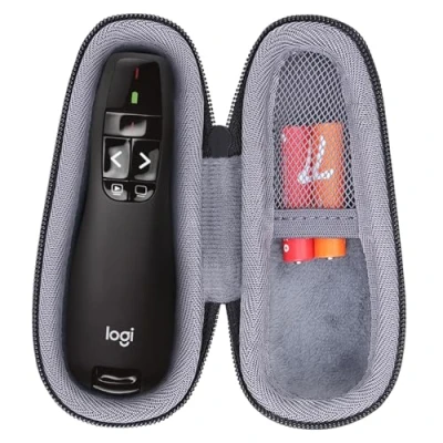 Abbildung von co2CREA Hart reiseschutzhülle Etui Tasche für Logitech R400 Wireless Presenter, Nur