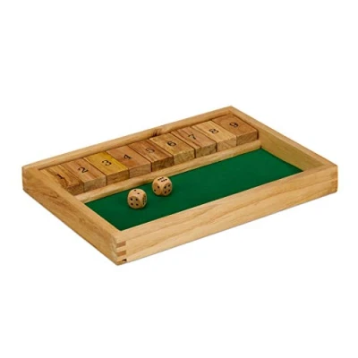 Abbildung von relaxdays Spiel, Shut The Box