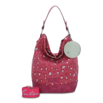 Abbildung von Fritzi aus Preußen IZZY07 OLGA Handtasche, Damen, Größe: One Size, Leo pink