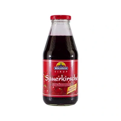 Abbildung von Mühlhäuser Sauerkirschsirup, 12er Pack (12 x 500ml)