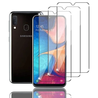 Abbildung von Ydiciv 3 Stück Schutzfolie für Samsung Galaxy A20E Panzer Schutz Glas, [9H Härte Glas], [HD Klar Schutzglas], [No Bubble],