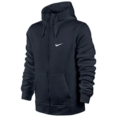 Abbildung von Nike Herren, Kapuzenpullover mit durchgehendem Reißverschluss, Mehrfarbig (Dunkel Obsidian blau/weiß), L