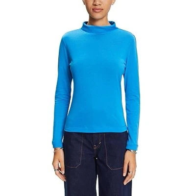 Abbildung von Esprit Turtle Langarmshirt, Damen, Größe: 42, Blue