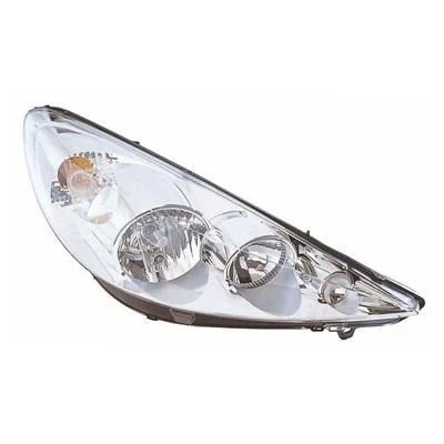 Abbildung von VAN WEZEL 4032962 Scheinwerfer rechts H7, H1 glasklar für Rechtsverkehr mit Stellmotor LWR PX26d PEUGEOT: 206+ Schrägheck