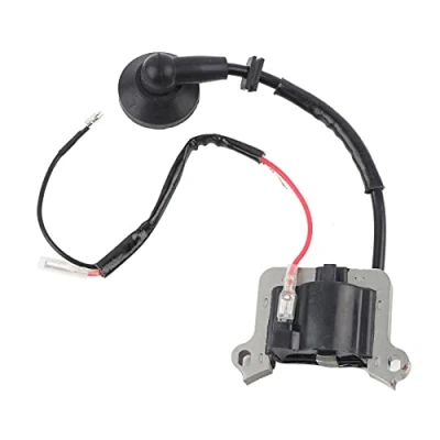 Abbildung von zündspule freischneider,Zündspule Freischneider,Rasentrimmer Zündspule,Spulenbaugruppe,Zündspule Passend Für 63 Cc Freischneider Rasentrimmer 48 Motor 48F Rasenmäher 1E48F