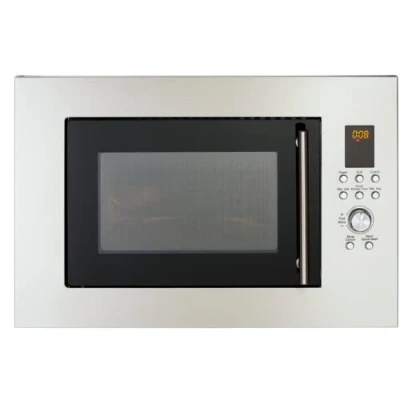 Abbildung von PKM Einbau Mikrowelle MW900 23G IN 8 Programme Kindersicherung Edelstahl, Grill, 23,00 l