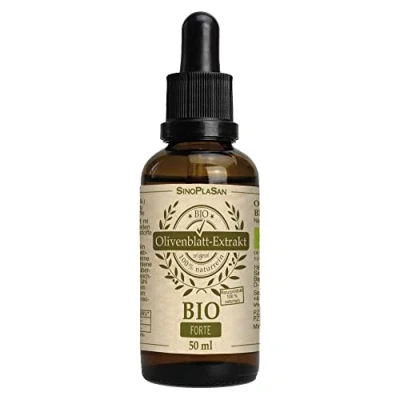 Abbildung von Olivenblatt extrakt 100% Bio Tropfen zum 50 ml