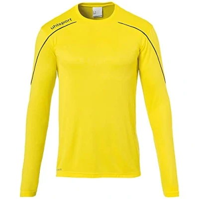 Abbildung von uhlsport Kinder Stream 22 Langarm Trikot, limonengelb/Schwarz, 140
