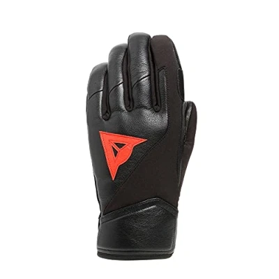 Abbildung von Dainese Unisex Adult HP Gloves Sport Leder Skihandschuhe, Thermisch, Handflächenverstärkung, Schwarz/Rot, XS