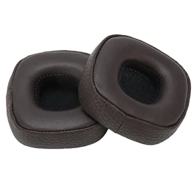 Abbildung von Ersatz Ohrpolster für Marshall Major III Wired, Memory Foam PU Leder Kopfhörer (Braun)