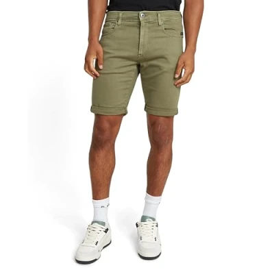 Abbildung von G Star RAW Herren 3301 Slim Shorts, Grün (Faded Shamrock gd D10481 C258 G567), 38
