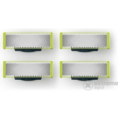 Abbildung von Philips Norelco OneBlade QP240/50 Ersatzklinge, Scherkopf, 4 Kopf/Köpfe, Silber, Metall, Philips,