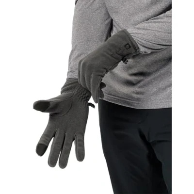 Abbildung von Jack Wolfskin REAL Stuff Fingerhandschuh, Größe: XL, Slate