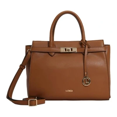 Abbildung von L.CREDI Konstanze Handtasche, Damen, Größe: One Size, Braun