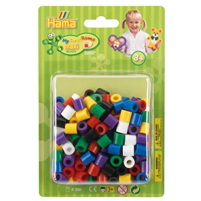 Abbildung von Hama maxi Perlen im Blister 250Stk. mix 00