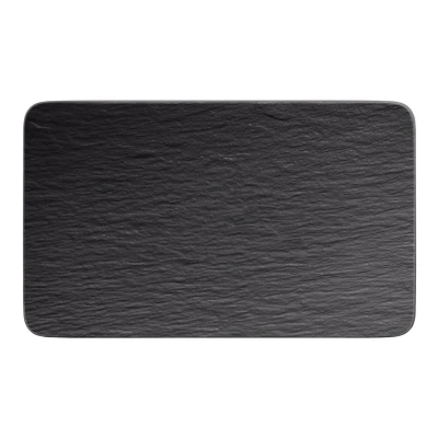 Abbildung von Villeroy &amp; Boch Servierschale Manufacture Rock Schwarz 28 x 17 cm