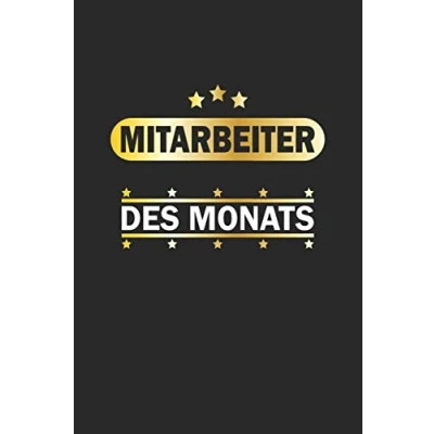 Abbildung von Mitarbeiter des Monats: Notizbuch, Notizheft, Notizblock Geschenk Idee für Angestellte Dot Grid A5 120 Seiten