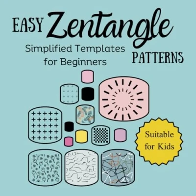 Abbildung von Easy Zentangle Patterns: Simplified Templates for Beginners: Suitable Kids with Variety of Simple and Patterns to Follow