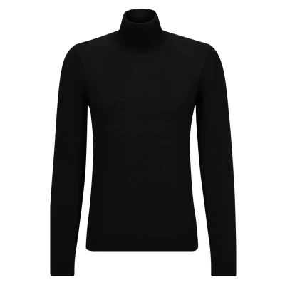 Abbildung von BOSS Musso Strickpullover, Herren, Größe: XXL, Black