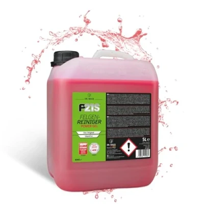Abbildung von DR. WACK P21S Felgenreiniger Power Gel 5 Liter Felgen Spray mit Formel &amp; Wirkindikator Schnelle schonende Reinigung säurefrei biologisch abbaubar Hochwertige Autopflege