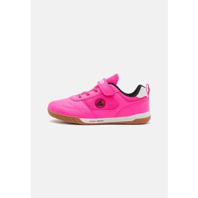 Abbildung von JAKO SH Winger Unisex Fußballschuh Halle für Kinder, Größe: 28, Neon pink/jet black Schuhe