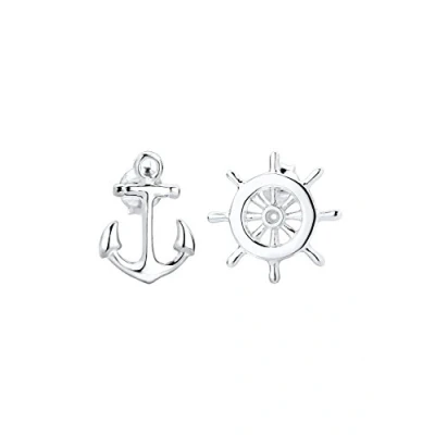 Abbildung von Elli Anker Ohrringe silvercoloured, Damen, Größe: One Size, Silver coloured