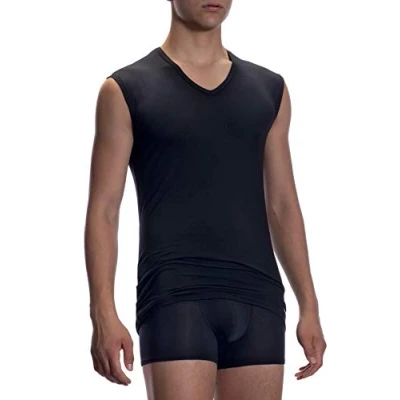 Abbildung von Olaf Benz Herren Collegeshirt Unterhemd, Black, M