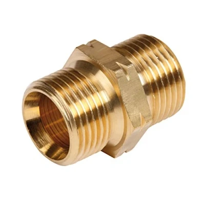 Abbildung von ROTHENBERGER Industrial Doppelnippel 2x G 3/8“ L Für das sichere Verlängern von Propangasschlauchleitungen 540255E