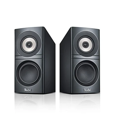 Abbildung von Teufel DEFINION 3S High End Stereo Regallautsprecher, Patentiertes SCA Koaxial Chassis, 3 Wege System, Bassreflex, Kohlenfaserstoffmembranen und Aluminium Anthrazit