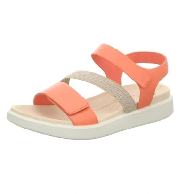Abbildung von ECCO Flowt Riemchen Riemensandalette, Damen, Größe: 40, Coral Schuhe