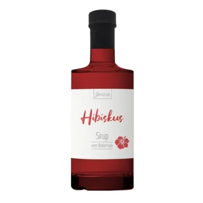 Abbildung von BIO Hibiskus Sirup 3x 350 ml Genüssle Hibiskusblüten vom Bodensee