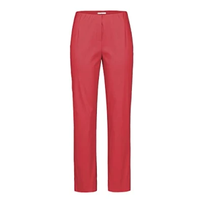 Abbildung von Stehmann, INA 740, gerade geschnittene Stretch Hose in zusätzlichen Farben Größe 42, Farbe Hibiscus