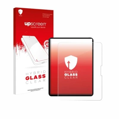 Abbildung von upscreen Schutzglas für Apple iPad Pro 13&quot; WiFi 2024 Schutzfolie, Glas Folie [Klar, 9H Panzerschutz, Anti Fingerprint]