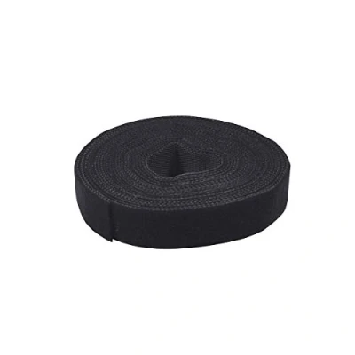 Abbildung von LogiLink KAB0050 Kabelbinder aus Klettband, 4 m, schwarz