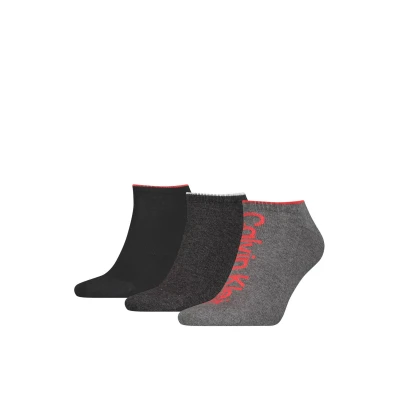 Abbildung von Calvin Klein Underwear SOCK Athleisure 3 PACK Unisex Socken, Herren, Größe: One Size, Grey combo