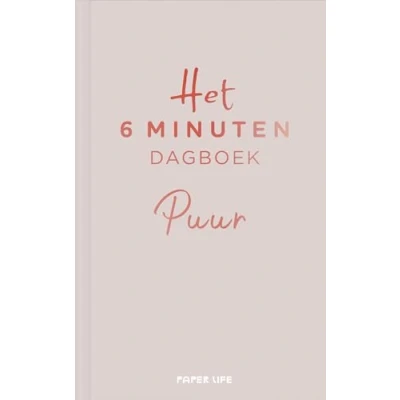 Abbildung von Het 6 minuten dagboek PUUR beige: Minder theorie, hetzelfde resultaat: een boek dat je leven zal veranderen