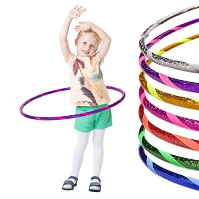 Abbildung von Hoopomania Hula Hoop Reifen Glamour Kinder Hoop, Ø60cm, Pink