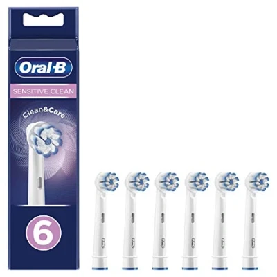 Abbildung von Oral B Clean and Care Sensitive Zahnb眉rstenkopf, 6 St眉ck