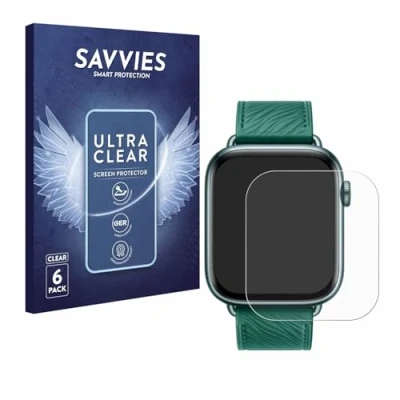 Abbildung von Savvies 6 Stück Schutzfolie für Honor Watch 5 Displayschutz Folie Ultra Transparent