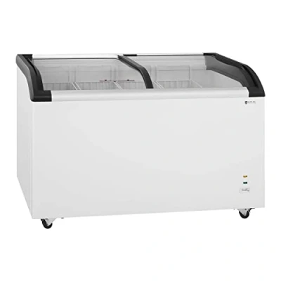Abbildung von Royal Catering Gefriertruhe Tiefkühltruhe Kühltruhe RCFZ 355 (355 L, 210 W, Kühlmittel R290, Temperaturbereich 18 bis 24C, Stahl/Aluminium)
