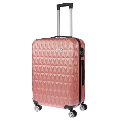 Abbildung von Christian Wippermann Handgepäckkoffer Handgepäck Trolley Reiskoffer Hartschale Bordgepäck, 4 Rollen, mit TSA Schloss