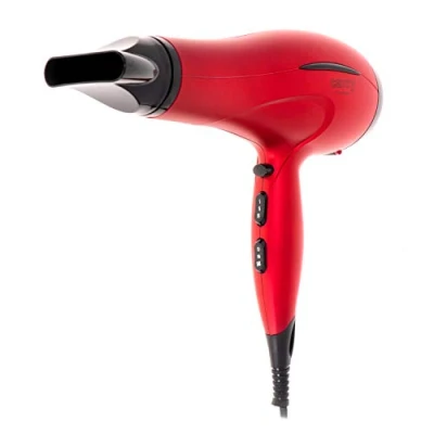 Abbildung von Camry Haartrockner CR 2253, 2400 W, 2 Aufsätze, Geschwindigkeits und Temperaturregelung, rot