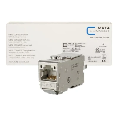 Abbildung von METZ CONNECT C6Amodul 180 Jack (12 Stück)