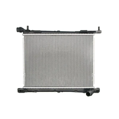 Abbildung von NRF 550281 Kühler, Motorkühlung Aluminium 468 350 16 Kühlrippen gelötet FIAT: 500 Schrägheck, C Cabrio, Panda III Schrägheck