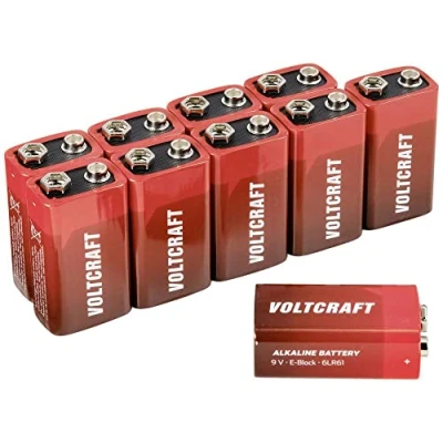 Abbildung von VOLTCRAFT Alkaline 9 V Block Batterie 10er